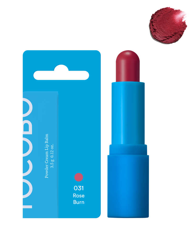 [1598] TOCOBO Powder Cream Lip Balm 031 Rose Burn
